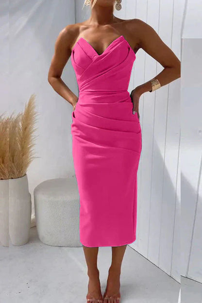 Florencia | Robe Midi Sans Dos
