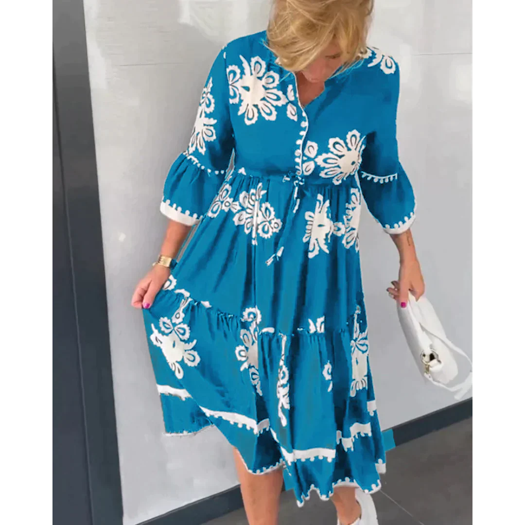 Iza - Robe Fluide Femme Élégance Intemporelle