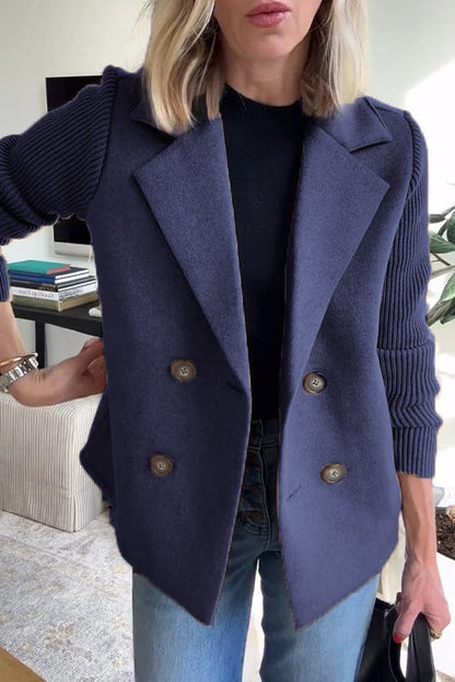 Lenora™ - Blazer Chic en Tricot à Manches