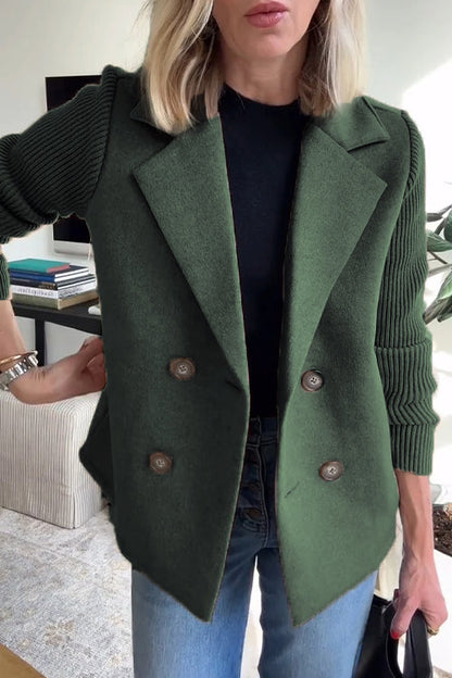 Lenora™ - Blazer Chic en Tricot à Manches
