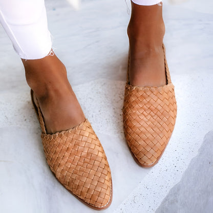Whisper - Sandales en cuir tressé élégantes pour femme