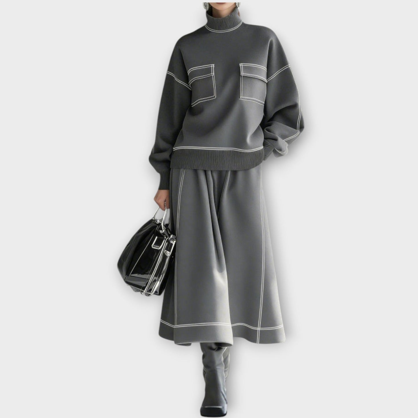 Ensemble Deux Pièces Chic Minimaliste