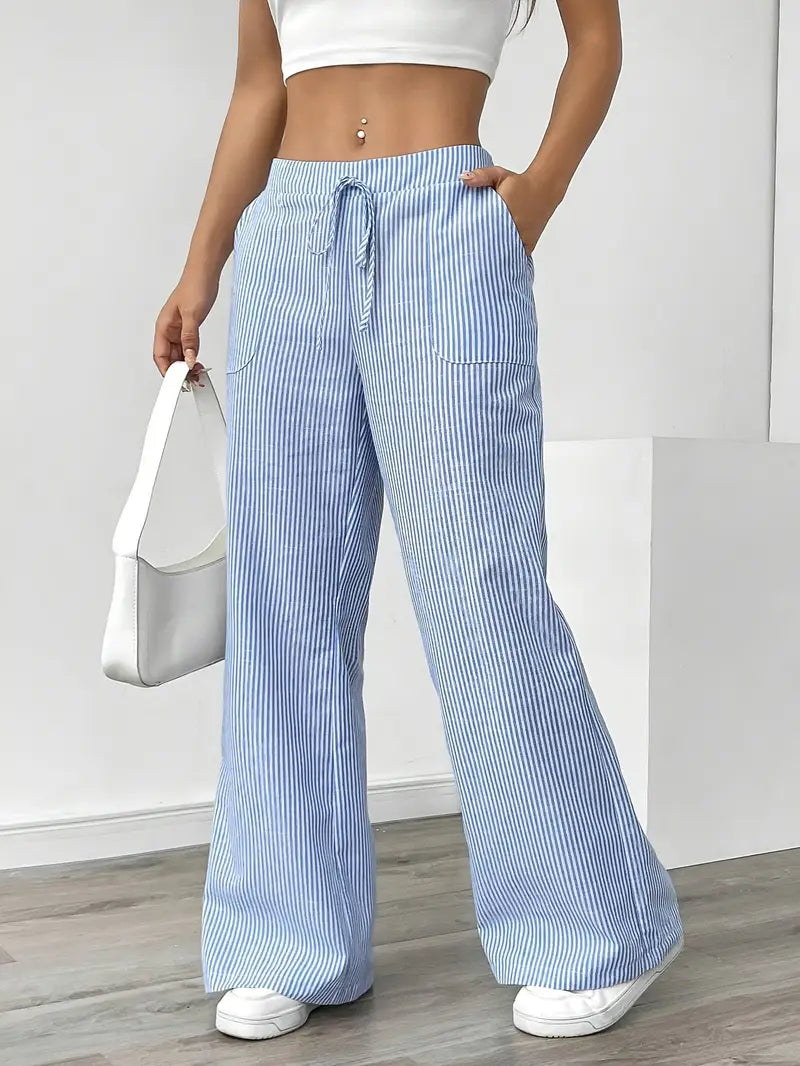 KARINA - PANTALONS RAYÉS ÉLÉGANTS