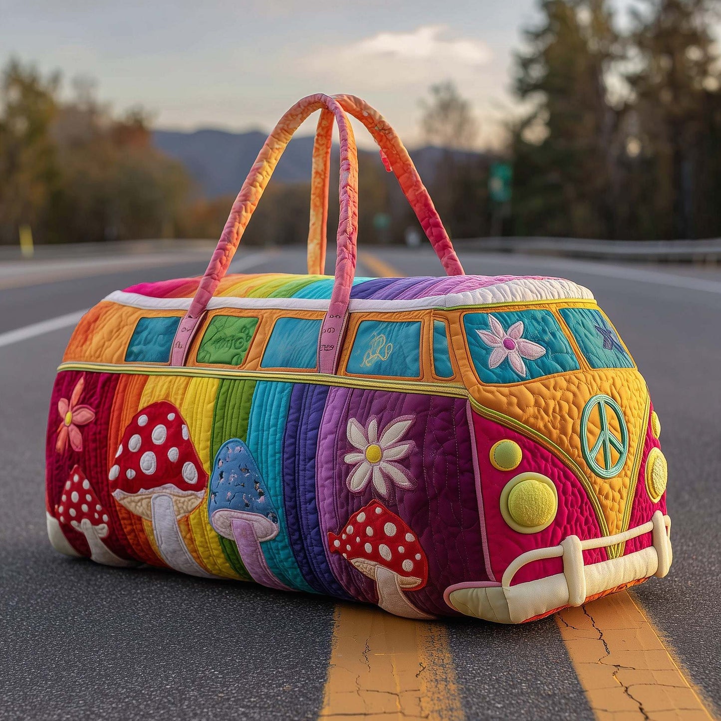 Luna – Sac de Voyage Rembourré avec Design Artisanale
