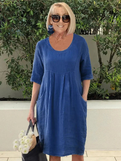 Renée | Robe Midi avec Poches