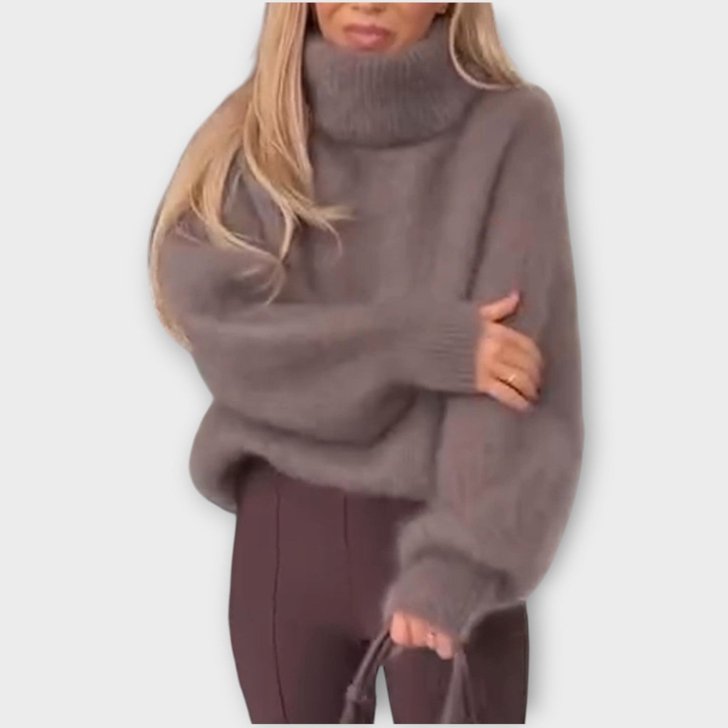 Pull Oversize Col Montant