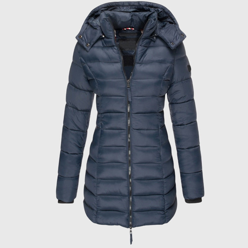 Justice | Manteau Long en Duvet
