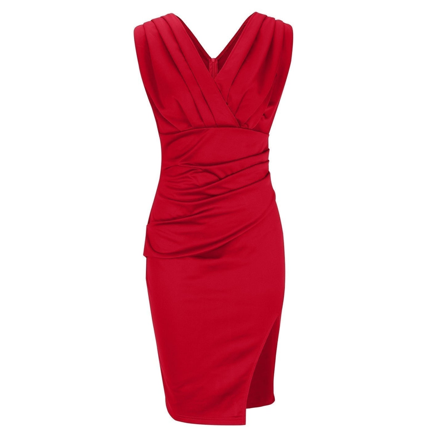Desi | Robe avec Décolleté en V et Fente