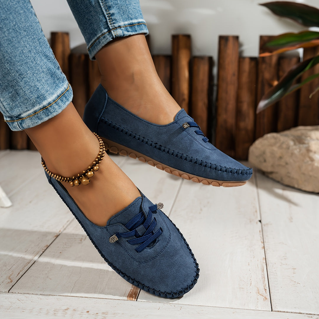 Lina - Mocassins Confortables en Daim