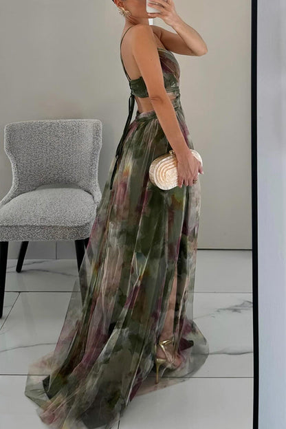 Eva | Robe longue florale qui met en valeur