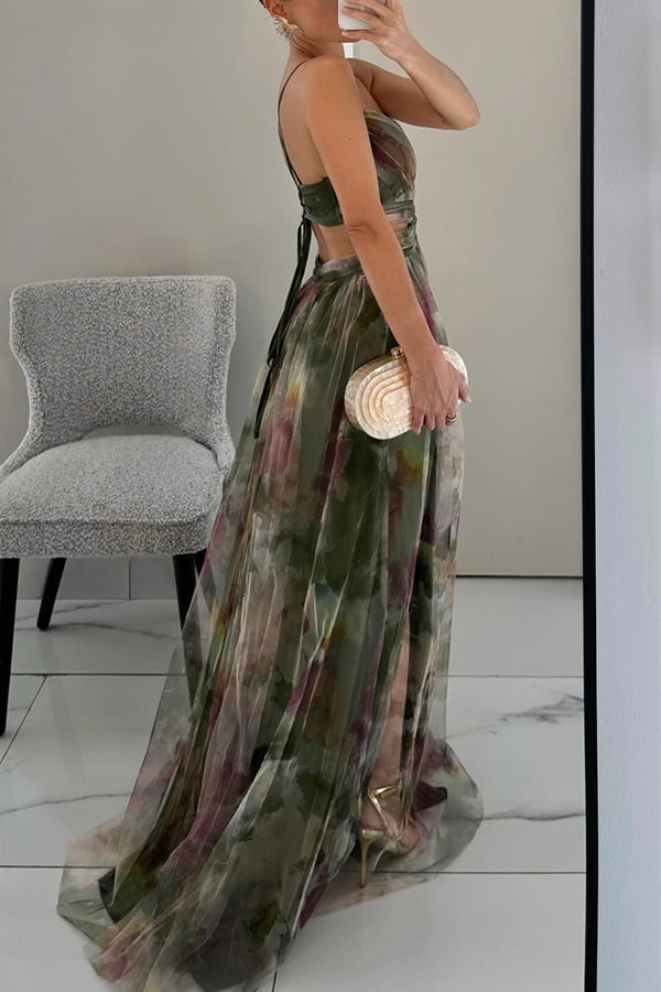 Jennifer | Robe Maxi Fleurie Élégante