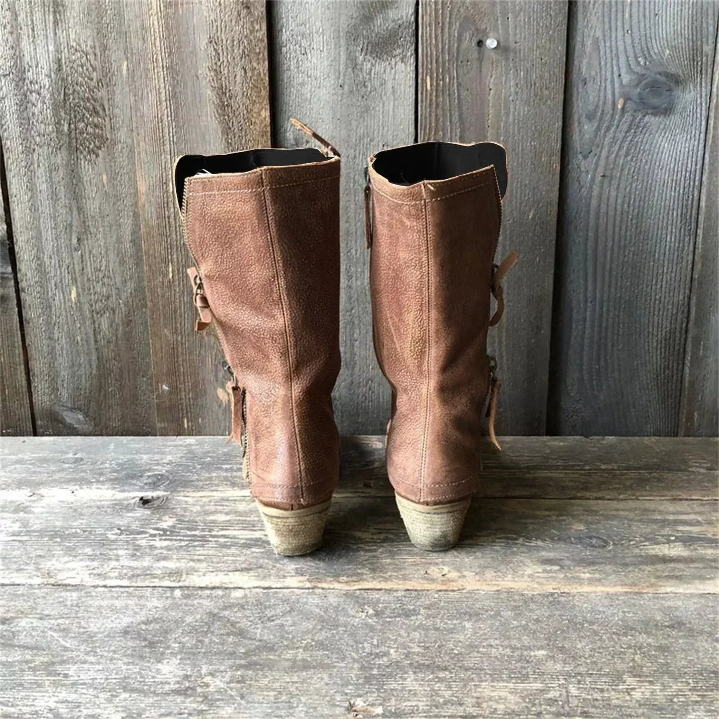 Elvira - Bottes en Cuir Résistant