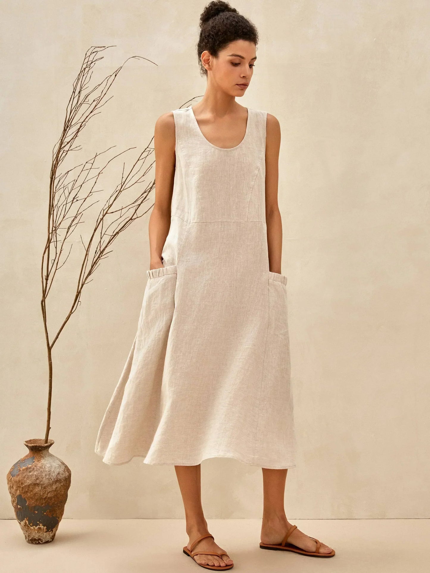 Lana™ - Robe Élégante avec Poches