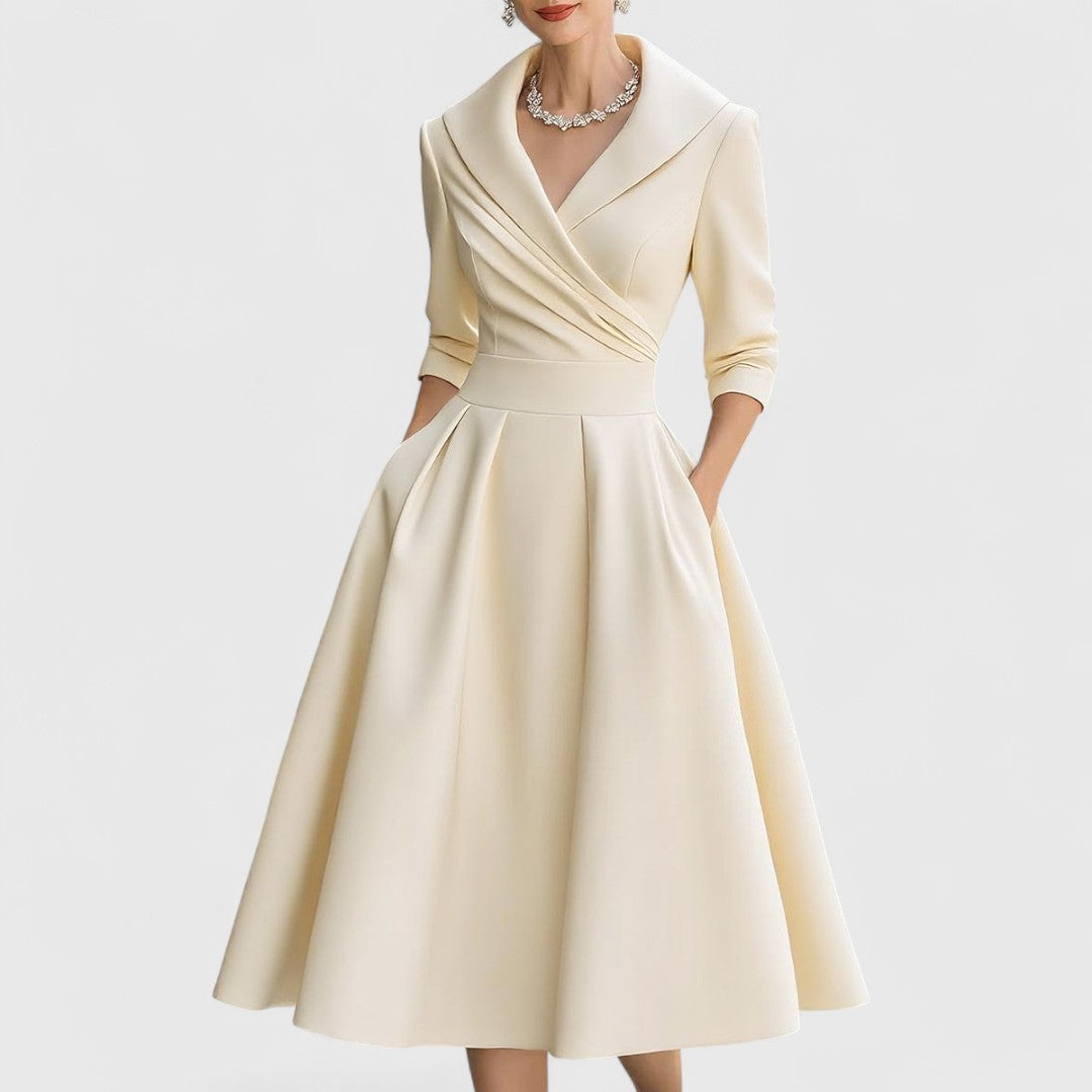 Marley – Robe Midi Gracieuse avec Silhouette Flatteuse