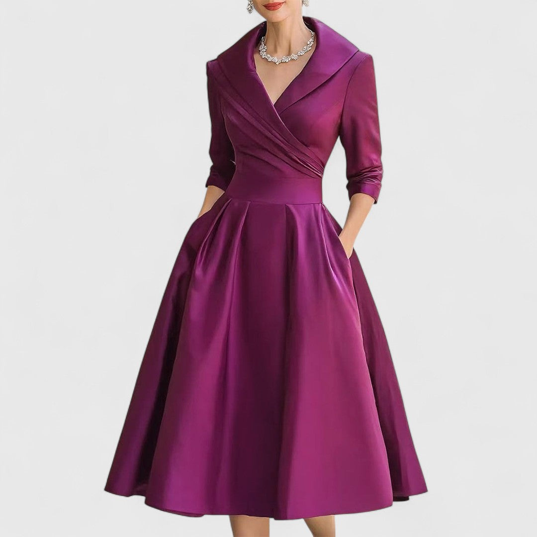 Marley – Robe Midi Gracieuse avec Silhouette Flatteuse