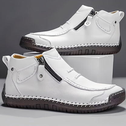 Ferdie - Chaussures de confort modernes avec fermeture éclair pour hommes