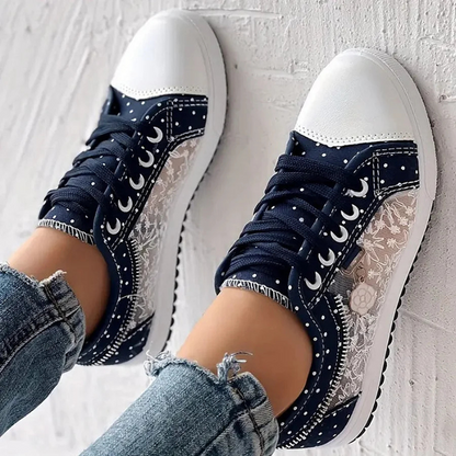 Elettra - Sneakers floreali leggeri