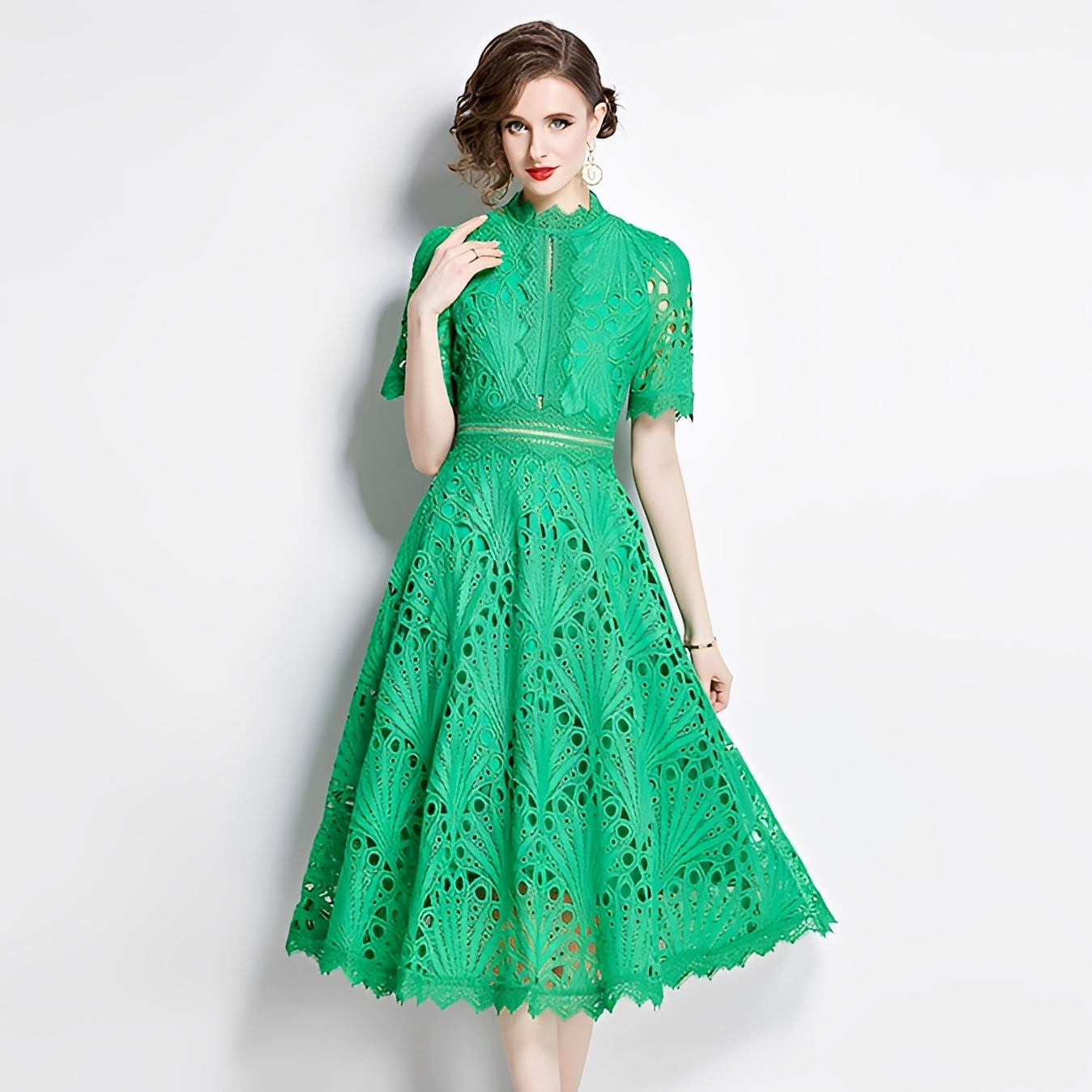 Sophia - Robe midi élégante pour femmes