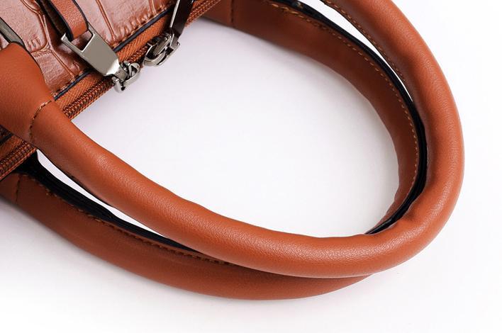 Palmer - Ensemble de Sacs en Cuir à Motif Crocodile en 4 Pièces