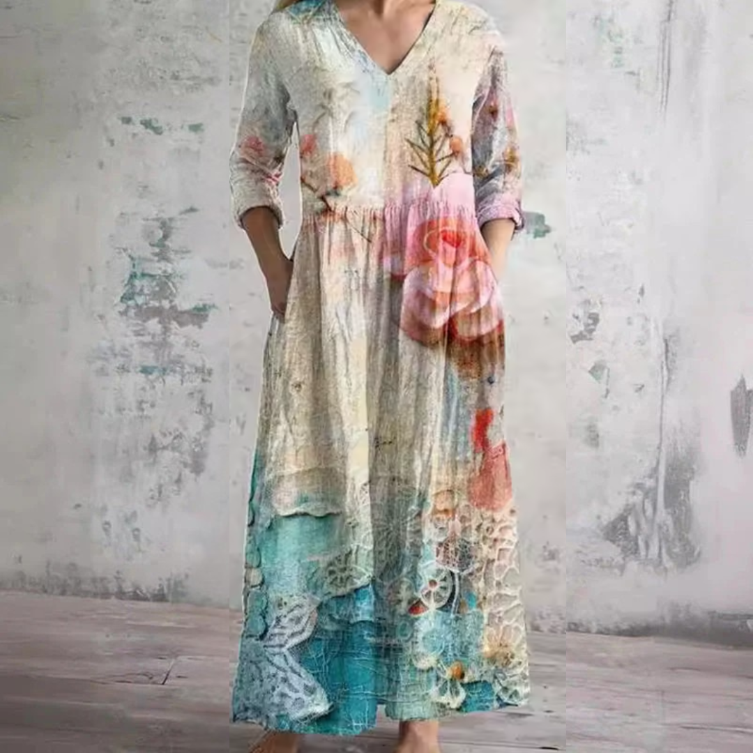 Patricia™ | Robe d'Été Fleurie
