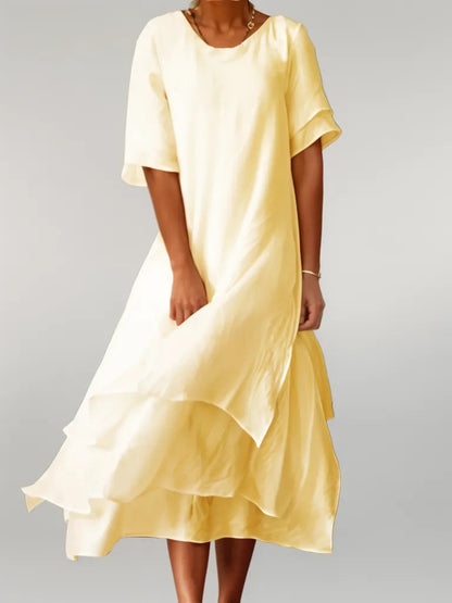 Peyton™ - Élégant Robe Longue en Coton