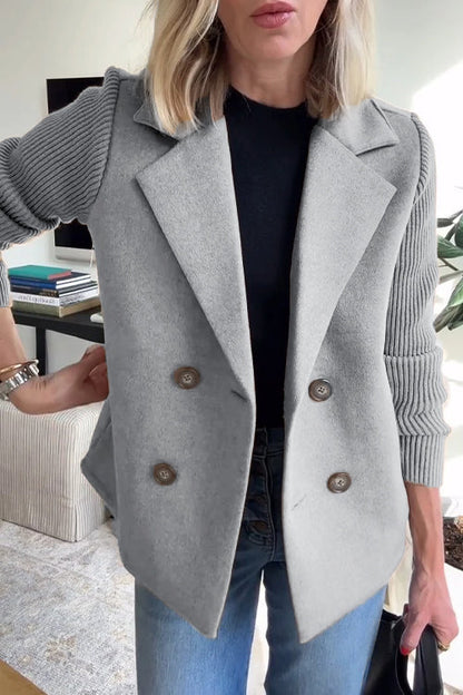 Lenora™ - Blazer Chic en Tricot à Manches