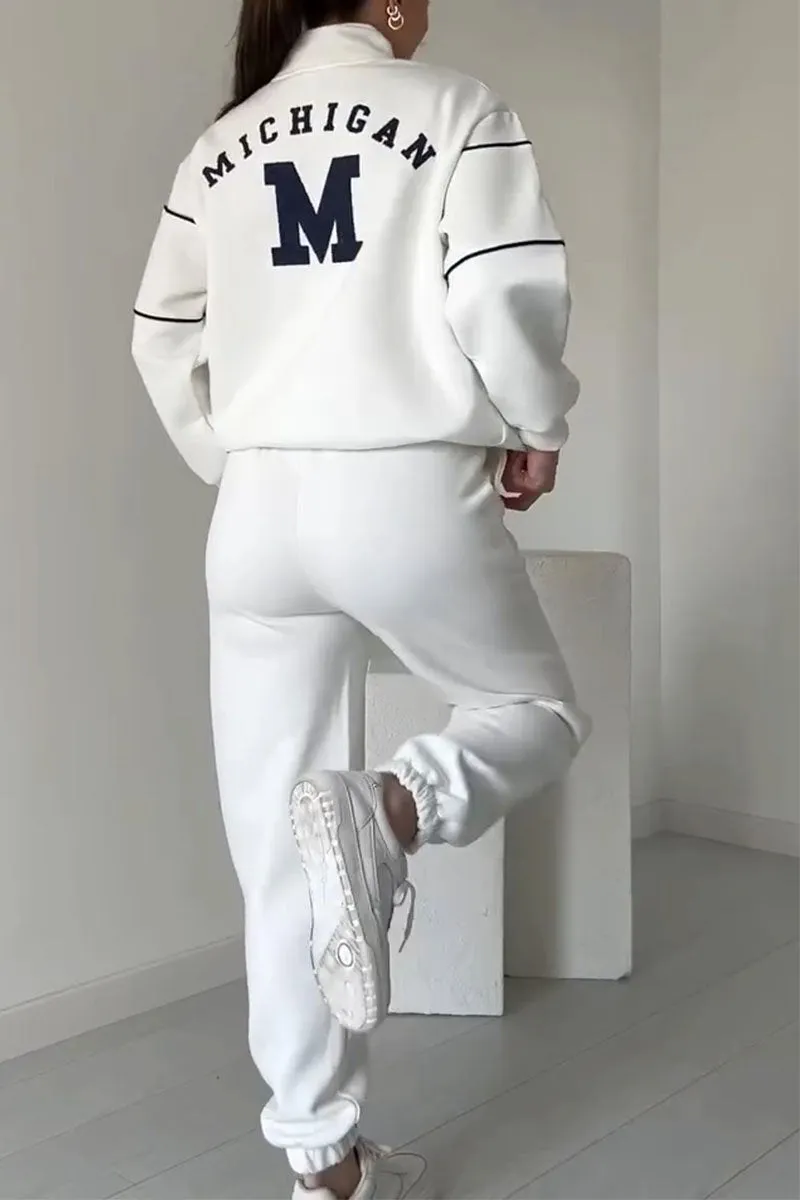 DESIREE – ENSEMBLE DE DETENTE SPORTIF AVEC ZIP