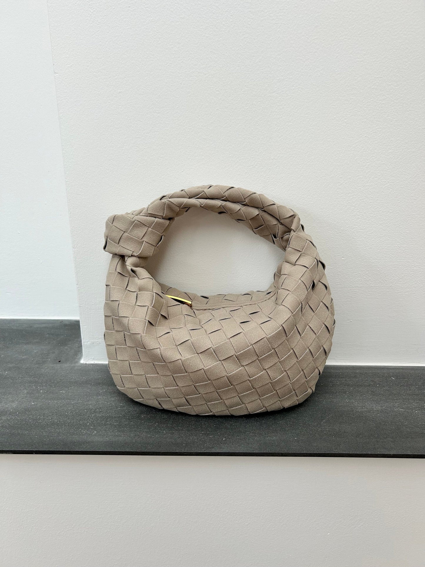 Renee | Mini Sac en Suède Intrecciato Doux