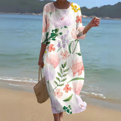 Colette | Robe d'été Confortable pour femme | Midi