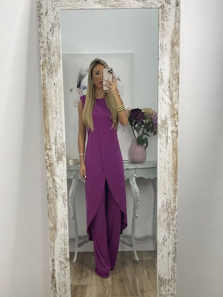 CALYRA – ENSEMBLE DE TOP ET PANTALON ULTRA-DOUX POUR UN CONFORT MAXIMAL