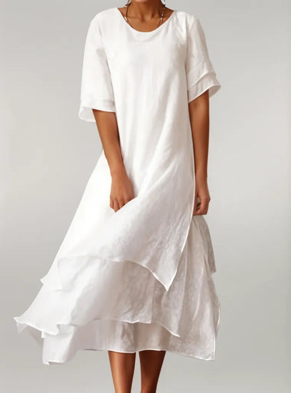 Peyton™ - Élégant Robe Longue en Coton