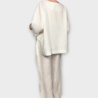Ensemble Lounge en Deux Pièces avec Pantalon Large et Détendu