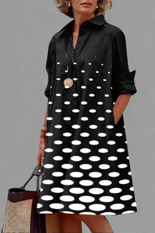 Faith | Robe midi élégante avec col anti-soleil