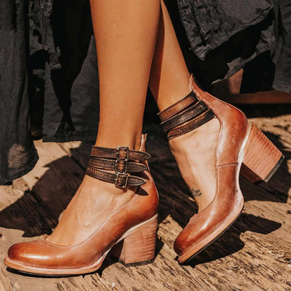 Sorellina - Bottines en Cuir Chic