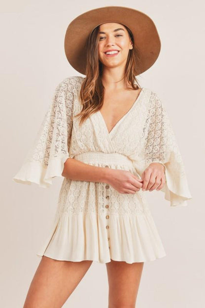 Mira | Robe Mini en Dentelle
