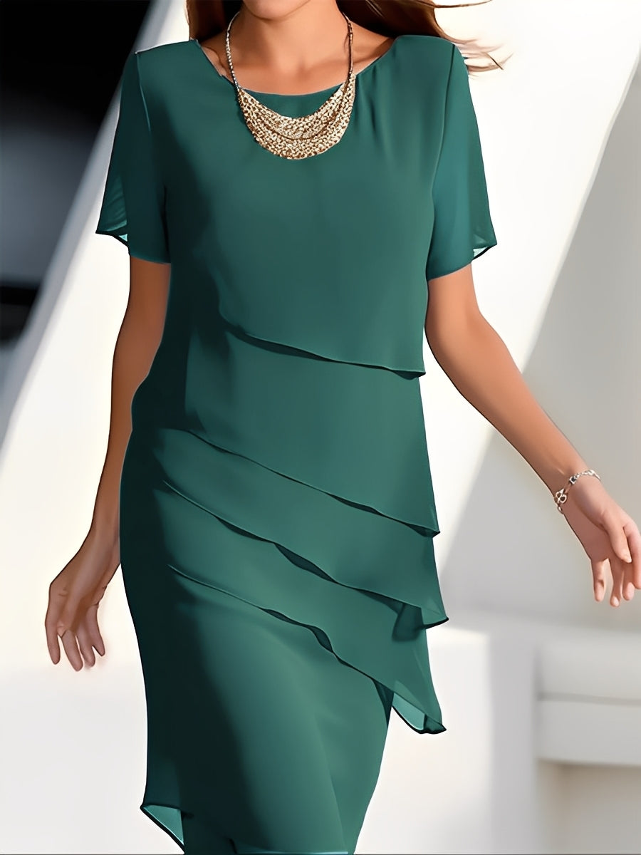 Isabella - Robe en Chiffon Élégante pour Femmes