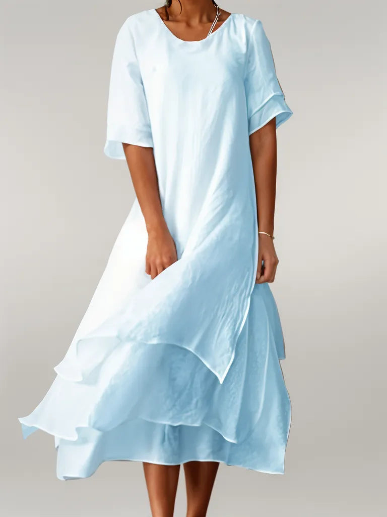 Peyton™ - Élégant Robe Longue en Coton