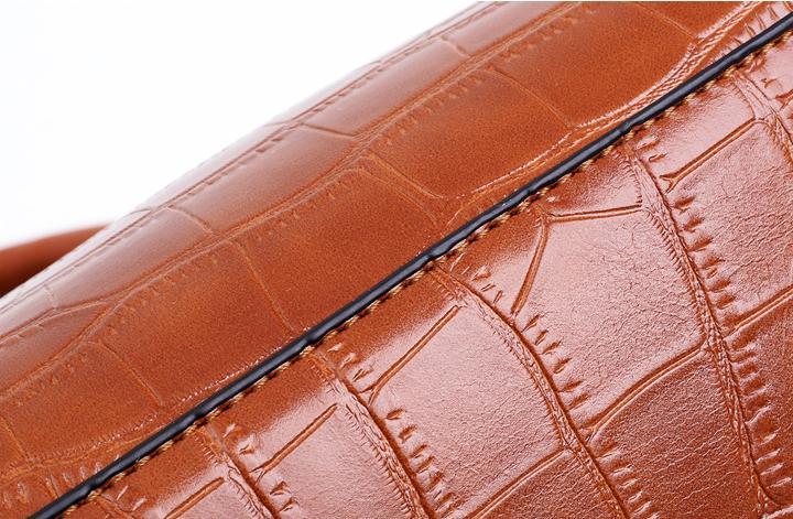 Palmer - Ensemble de Sacs en Cuir à Motif Crocodile en 4 Pièces