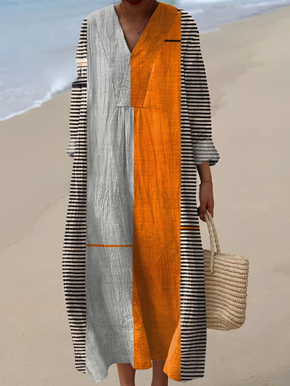 Jean - Élégant, ample, robe mi-longue pour femmes