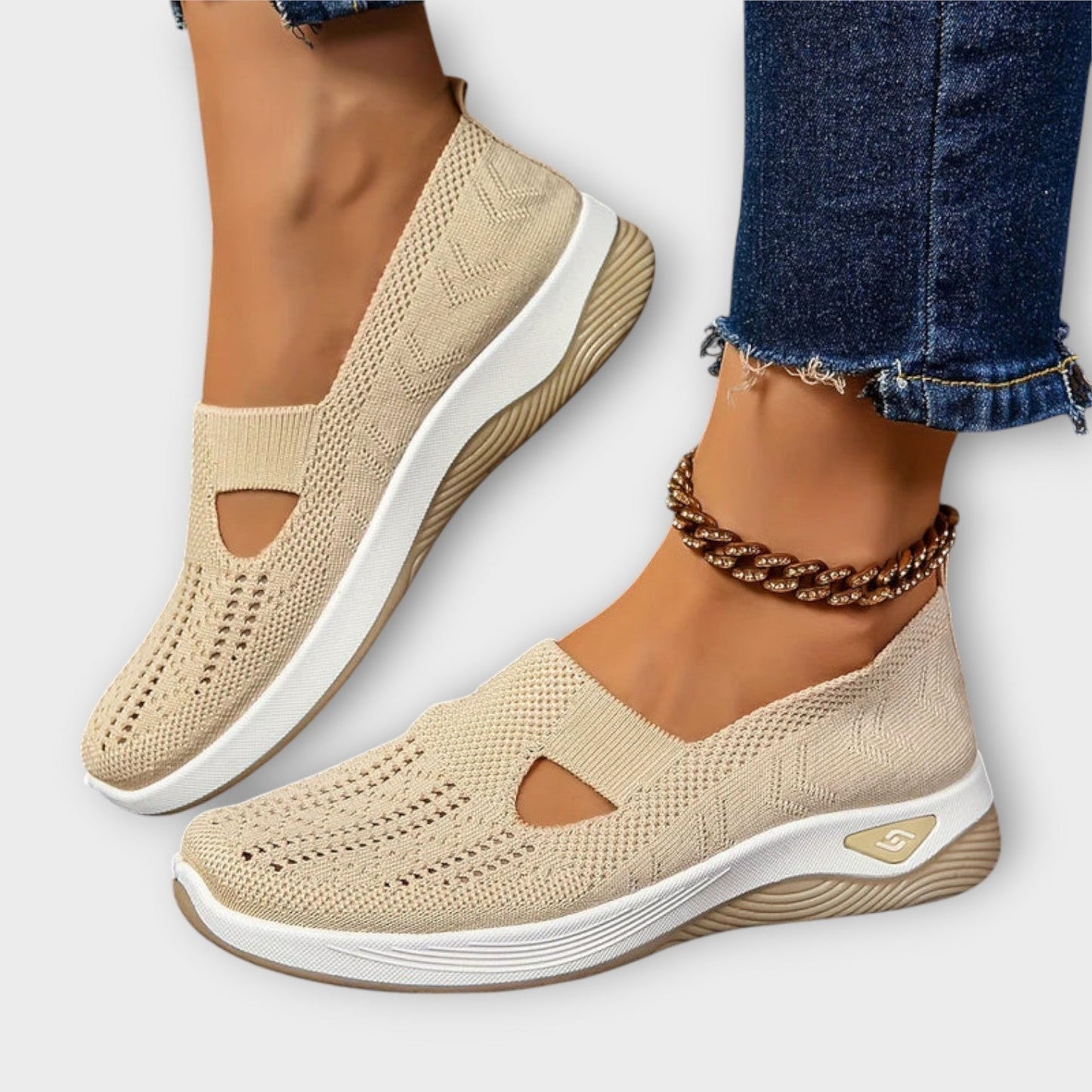 Baskets Slip-On Confort en Tricot