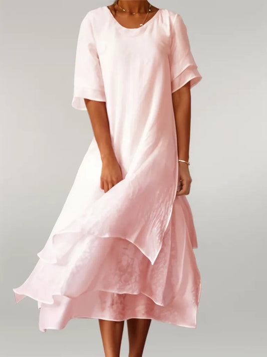 ELOISE | Robe Maxi en Coton Élégante