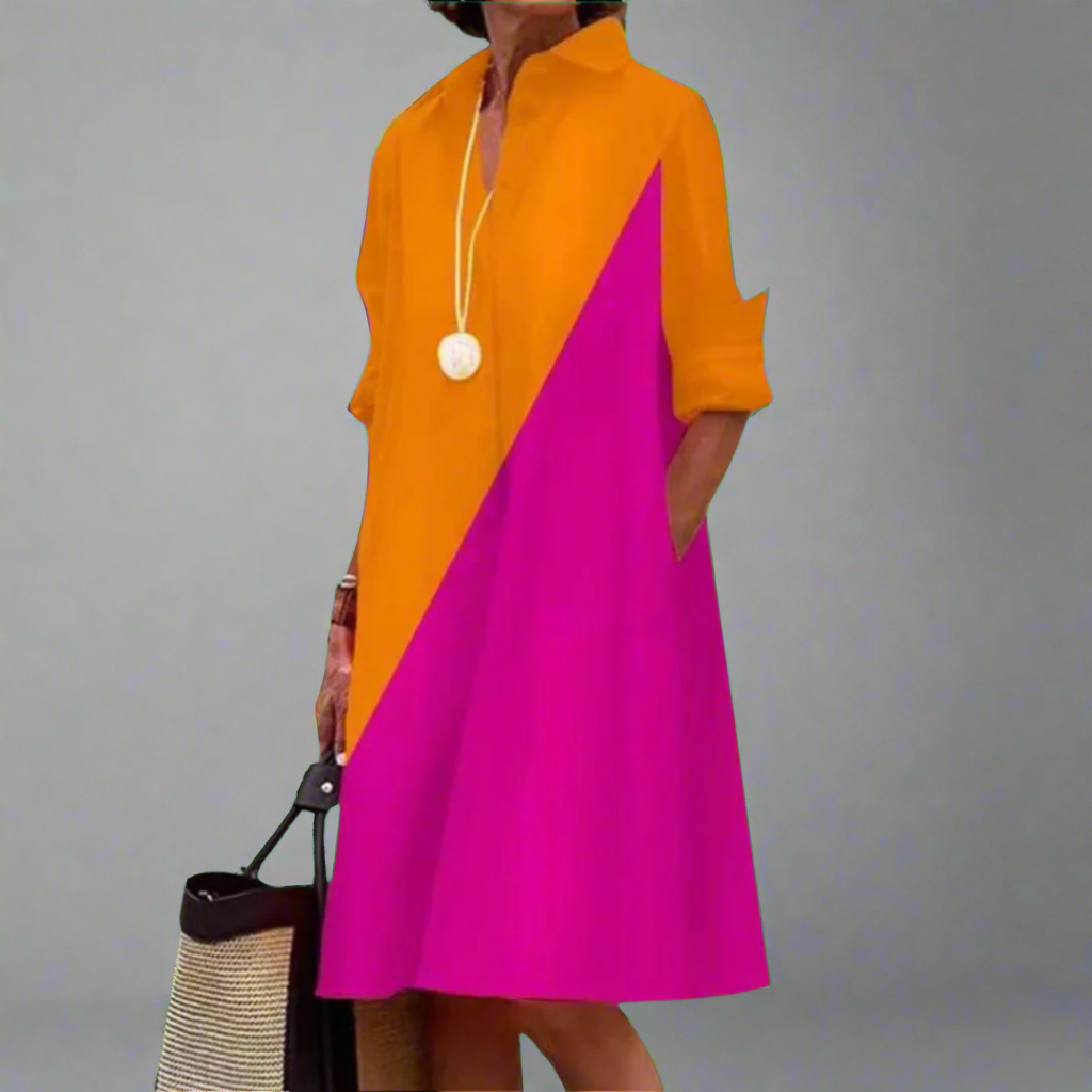 Helene™ | Robe Midi Élégante pour une Sophistication Sans Effort
