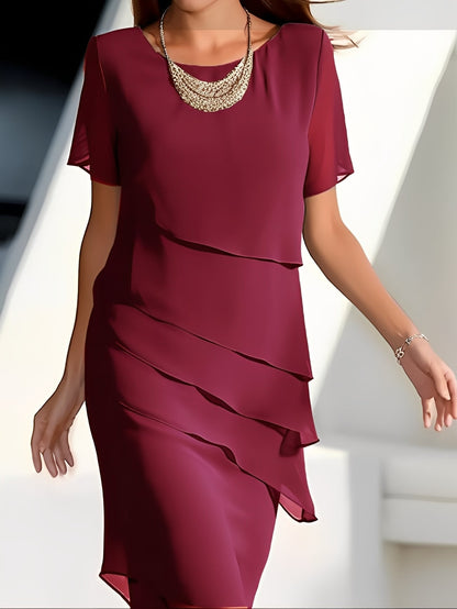 Isabella - Robe en Chiffon Élégante pour Femmes
