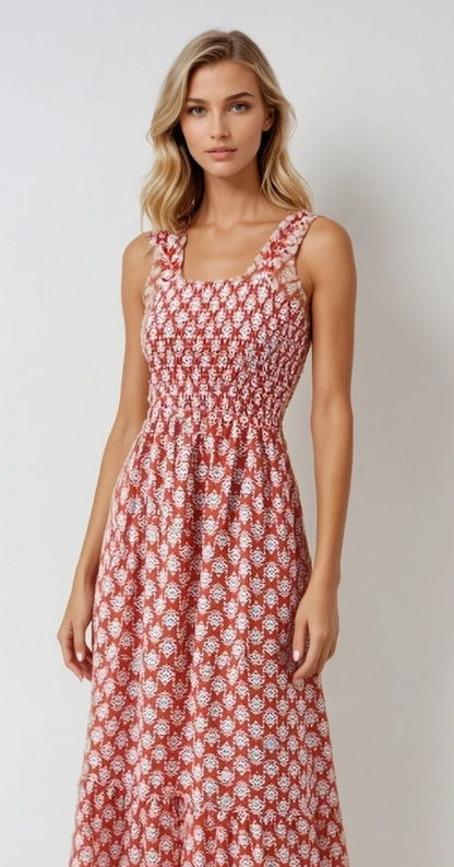 Noémie | Robe d'été confortable pour femme | Maxi