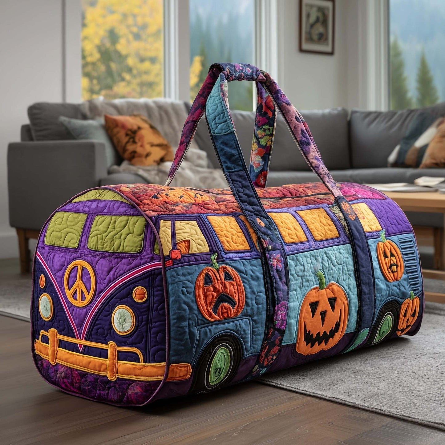 Luna – Sac de Voyage Rembourré avec Design Artisanale