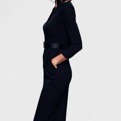 Naomi | Robe noire raffinée