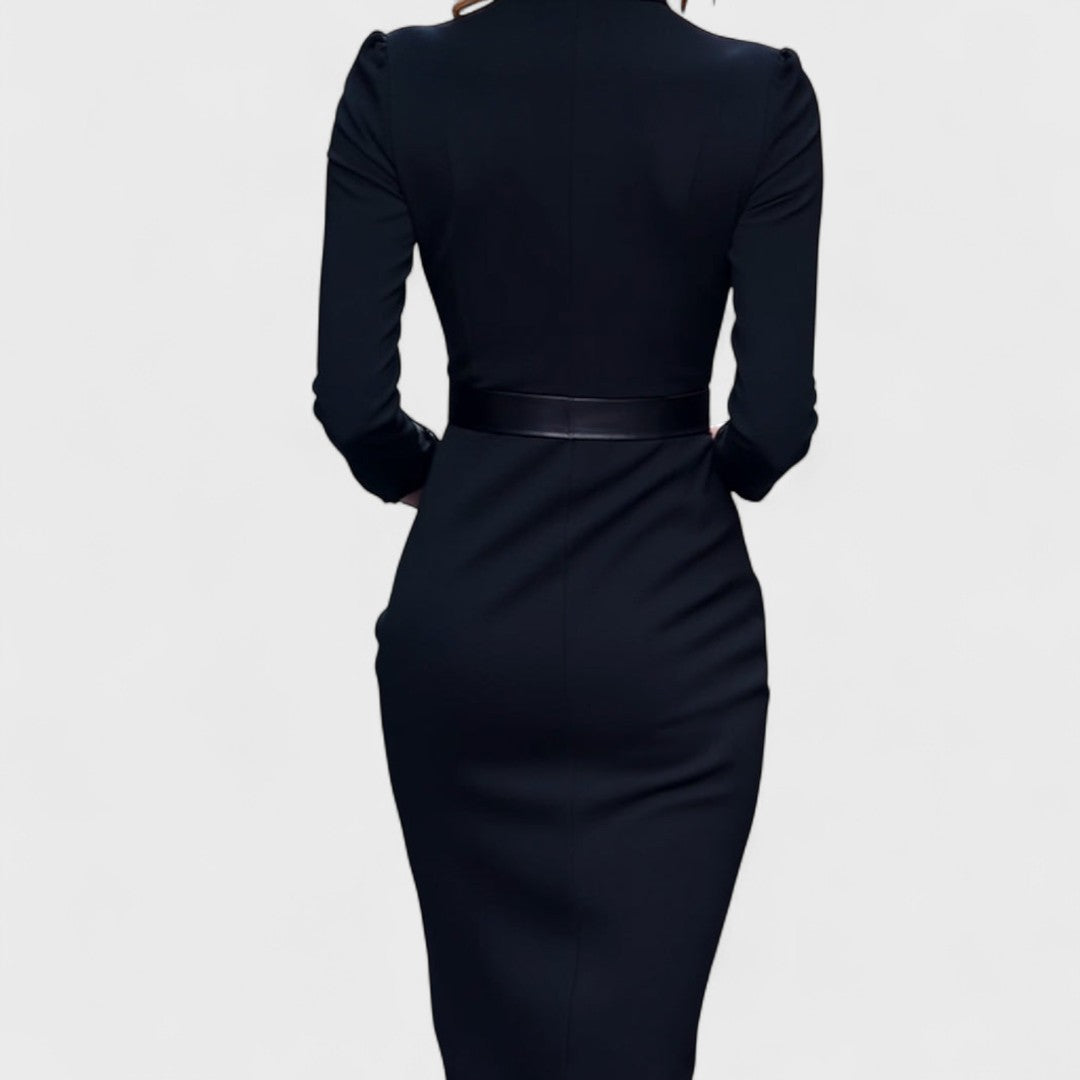 Naomi | Robe noire raffinée