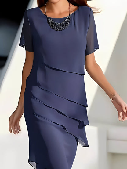 Isabella - Robe en Chiffon Élégante pour Femmes