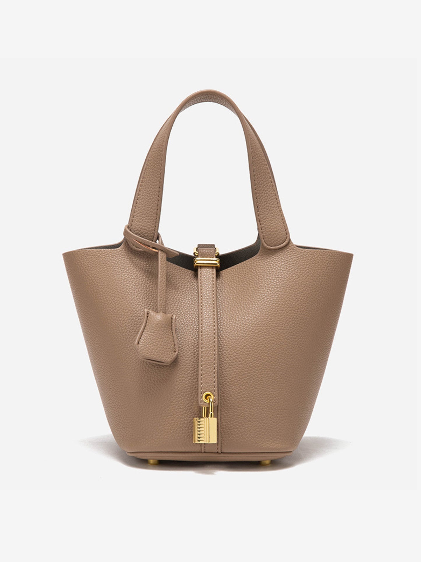 Glaiza | Sac seau Gold-Lock Élégant