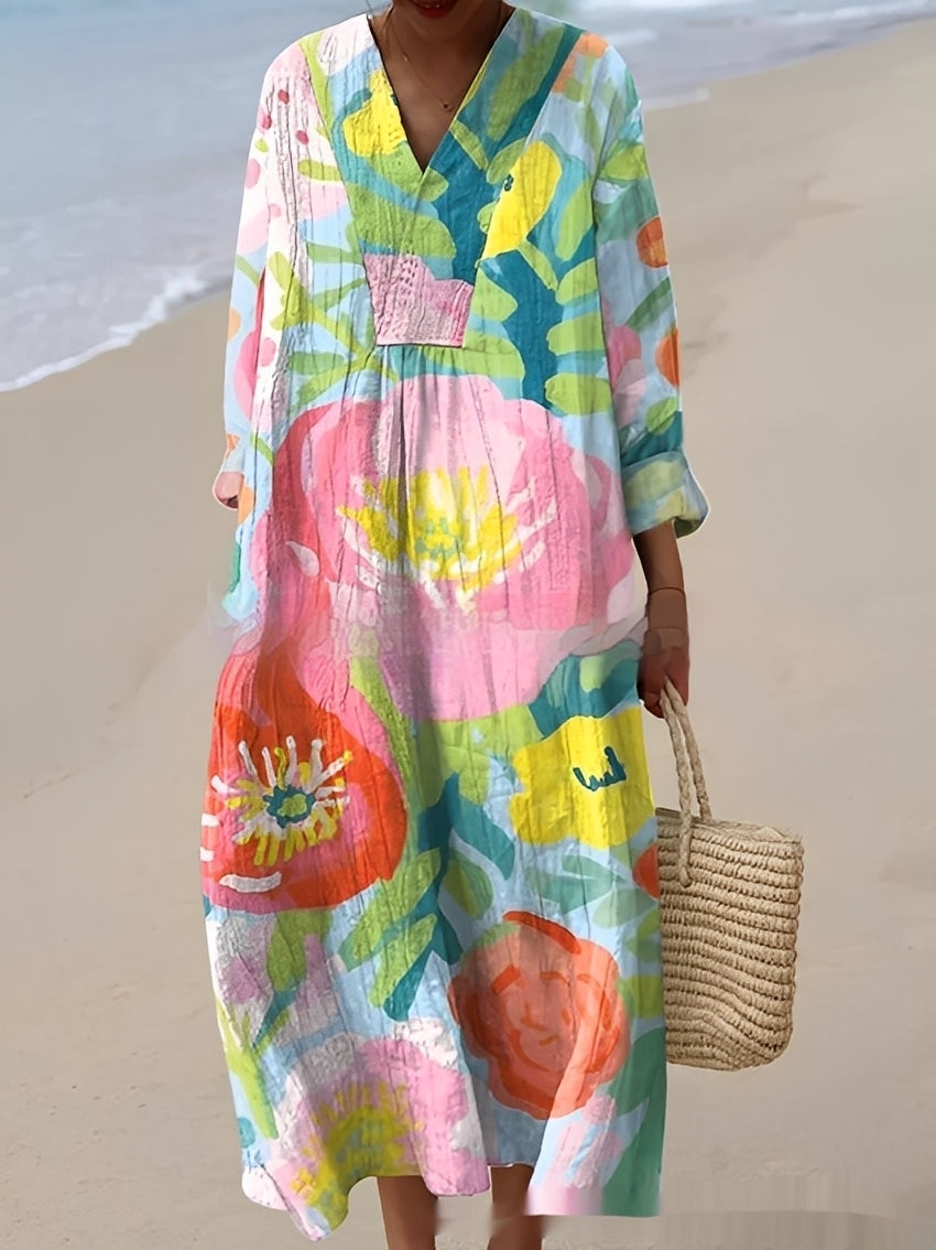 Jean - Élégant, ample, robe mi-longue pour femmes